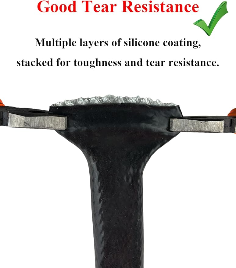YAMAKATO 1" ID Heat Shielded Fire Thermo Armor Fire Sleeve Silicone Coated - Image 5