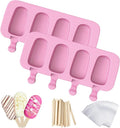 Ozera Silicone Popsicles Molds, 2 Pack Reusable Cake Pop Molds Popsicle Maker by Ozera