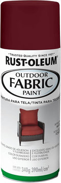 Rust-Oleum 358831 Outdoor Fabric Spray Paint, Dark Red, 12 oz by Rust-Oleum