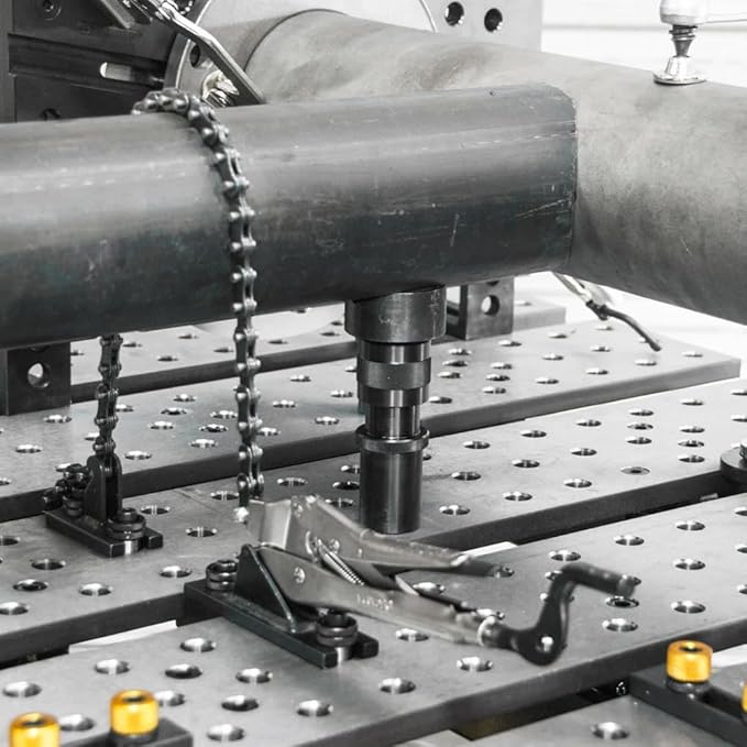 Strong Hand Tools PFC1036 Locking Chain Pliers, Removable 36 Chain, Hold Up To 10.5" Diameter Pipe, Unique Easy Open Crank Handle, Quick Release Trigger
