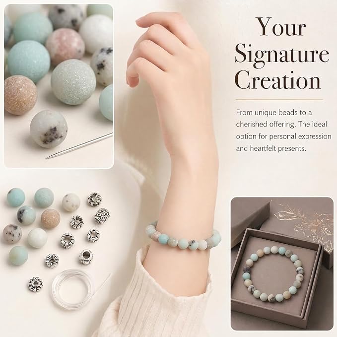 6mm Matte Amazonite Beads, 15-Inch Matte Round Loose Stone Beads - Image 4