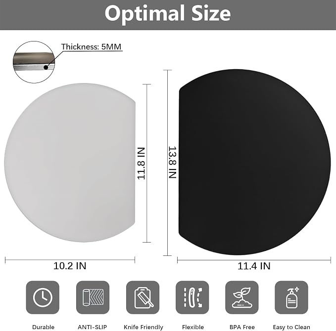 ZVP Thick Silicone TPU Cutting Board Mats - Image 5