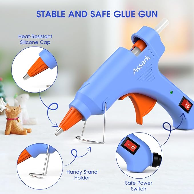 Assark 30W Mini Hot Glue Gun Kit - Image 4