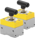 Magswitch MagSquare 165 Magnetic Welding Square Base Clamp Holder for Welding Kit, Tools, Supplies and Accessories, Magnet Switch with On/Off Capabilities, 150 lb Holding Force, 2 Pack