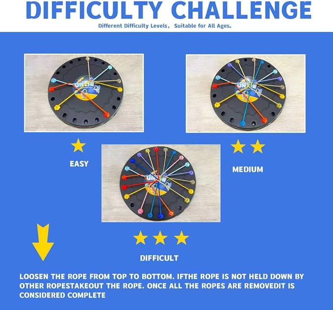 Brainy Knots Rope Untangling Game，Children's Rope Challenge Game，Strategy - Image 5