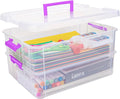 TERGOO 2 Layer Plastic Storage Containers by Focusonefficientstorage
