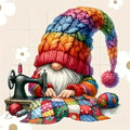 Gnome Stamped Cross Stitch Kits by Unknown