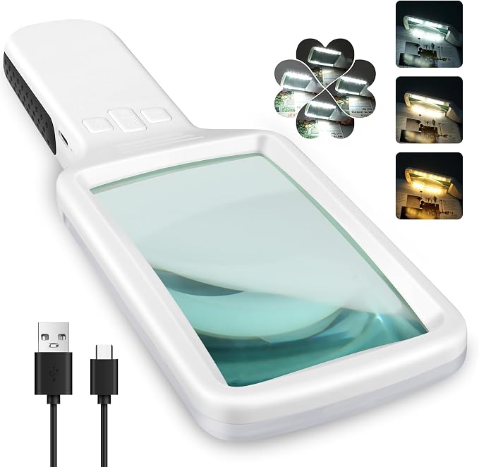 15X Rechargeable Magnifying Glass by EVESVO