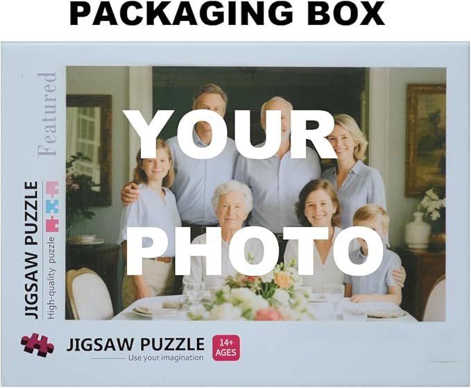 Photo Puzzles for Gift, Pets, Festivals, Weddings, Family Gatherings, Adult Customized Puzzles Jigsaw (Vertical or Horizontal) (None) (1000.PC (Vertical/Horizontal))