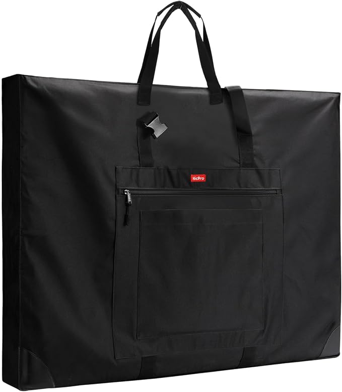 Nicpro Wide Gusset Art Portfolio Case 20 x 26”, Large Tote Bag by Nicpro