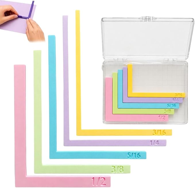 7pcs Paper Crafting Alignment Guides by Unknown