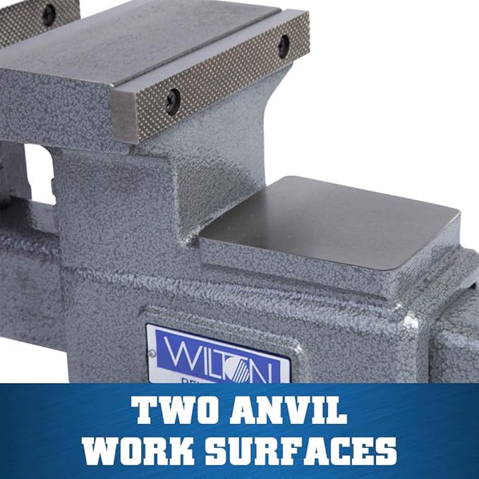 Wilton Reversible Bench Vise, 5-1/2" Jaw Width, 6-3/4" & 10-3/4" Jaw Opening, 3-3/4" Throat (Model 4550R)