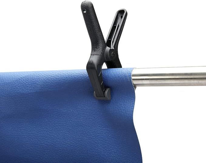 Amazon Basics 14-Piece Nylon Spring Clamp Set, 6 Pack of 3-3/8-inch, 4 Pack of 4-1/2-inch, 4 Pack of 6-1/2-inch, Black/Grey