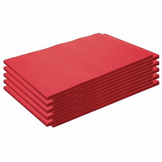 Colorations 12" x 18" Mediumweight Holiday Red Construction Paper by Colorations