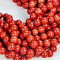 Zenkeeper 108 Pcs Red Jasper Beads by Zenkeeper