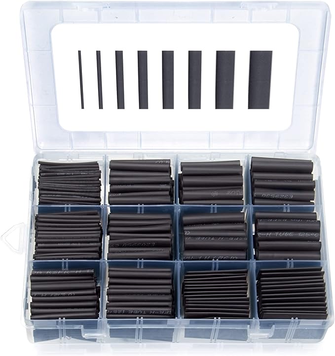 650 PCS Heat Shrink Tubing Kit, UL Approved Heat Shrink Tube Wire Wrap by MILAPEAK