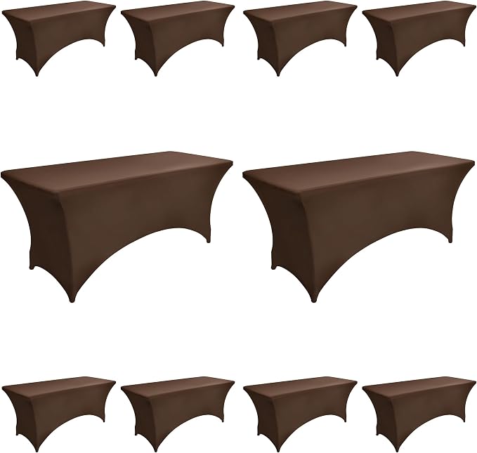 10-Pack 6ft Spandex Table Covers by Unknown