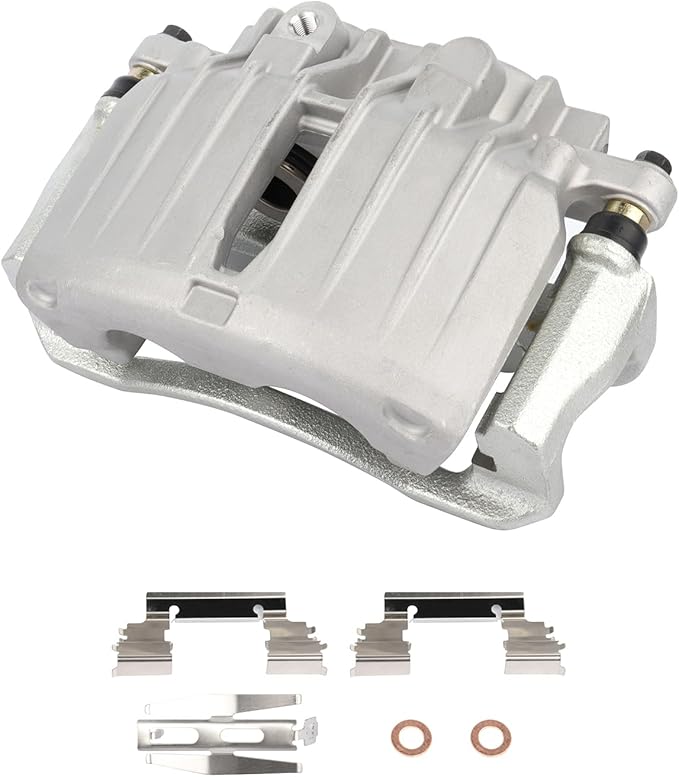 cciyu Rear Left Brake Caliper Assembly w/Bracket 18-B4764 For Cadillac 2002-2006,For Chevy 2000-2007,For GMC 2000-2007