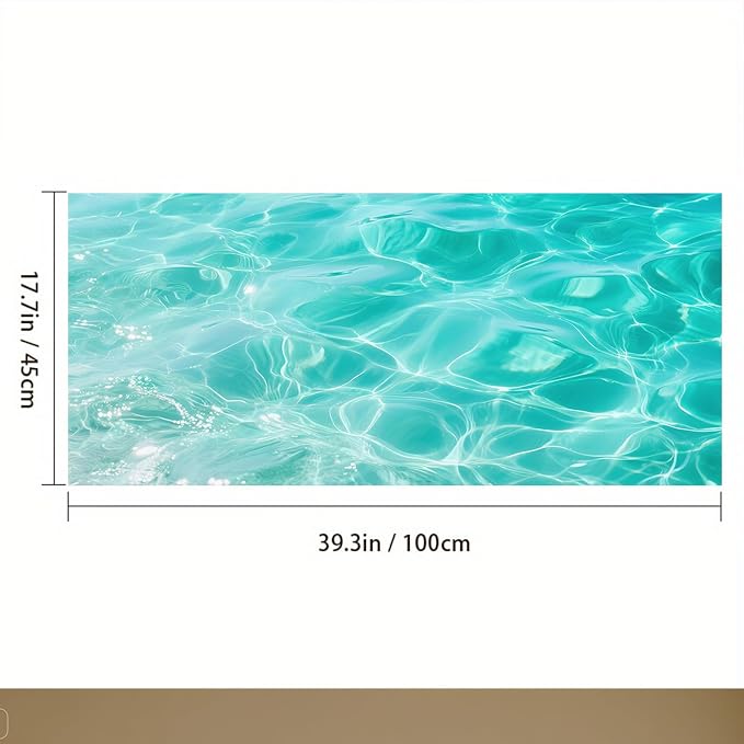 IVN Privacy Window Film Decorative Clear Water Ripples, Static Cling Window Film - Image 3