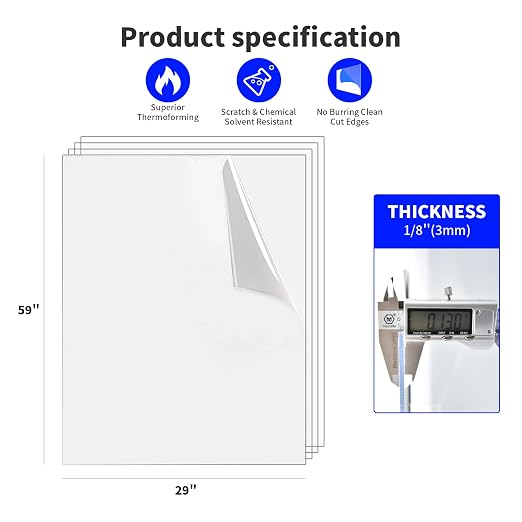 Art3d 1/8" Thick Plexiglass Sheets - Image 6