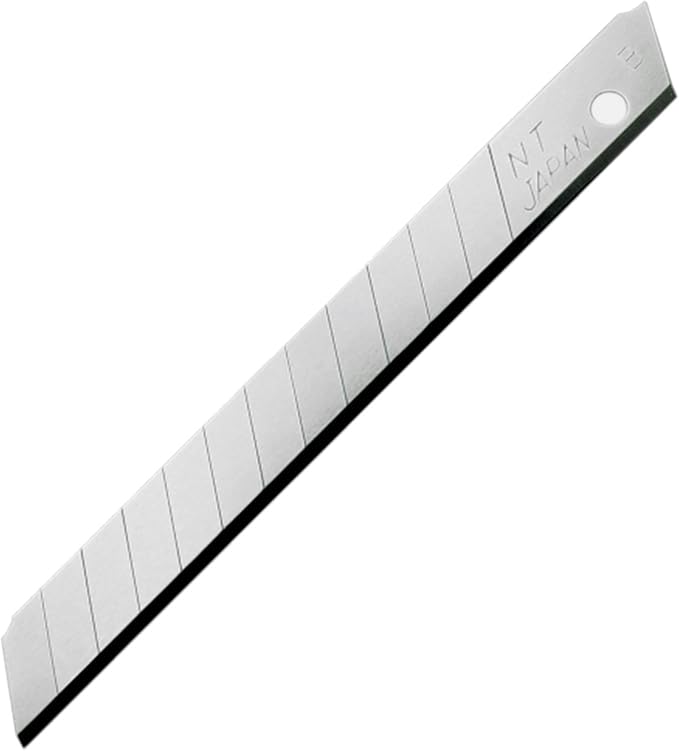 NT Cutter 9mm Snap-Off Blades, 50-Blade/Pack, 1 Pack by NT+Cutter