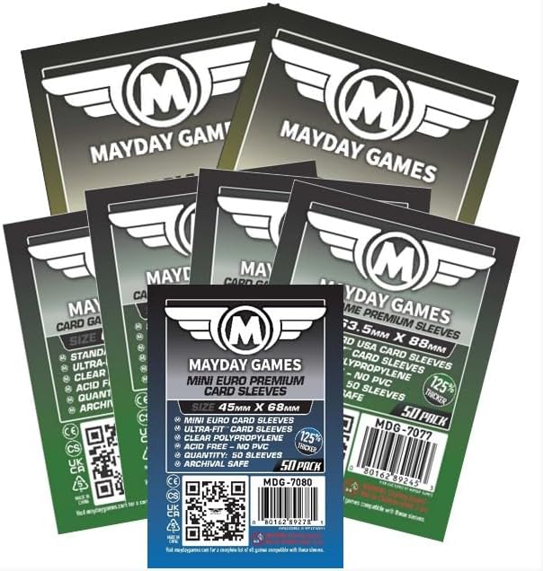 Mayday Games Daybreak Compatible Premium Card Sleeve Bundle by MAYDAYGAMES