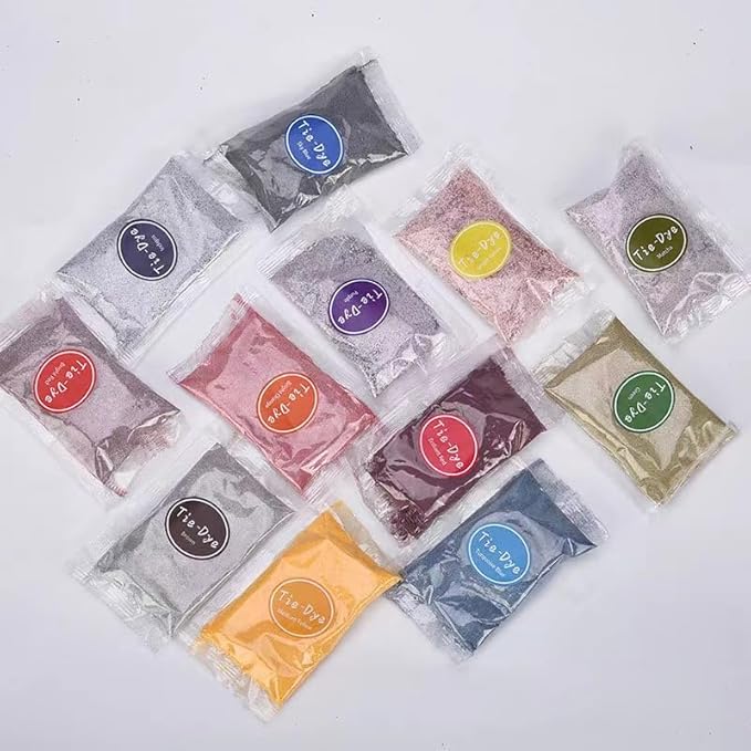 36 Colors Tie Dye Powder, Rainbow Tie Fabric Dye Powder - Image 7