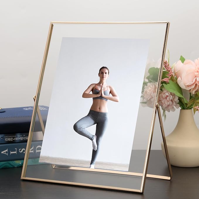 Gold 8x10'' Floating Frame Set of 2, - Image 2