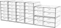 YFXCVSL Acrylic Makeup Organizer by YFXCVSL
