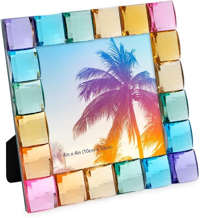 Isaac Jacobs Decorative Sparkling Jewel Picture Frame, Photo Display & Home by IsaacJacobs
