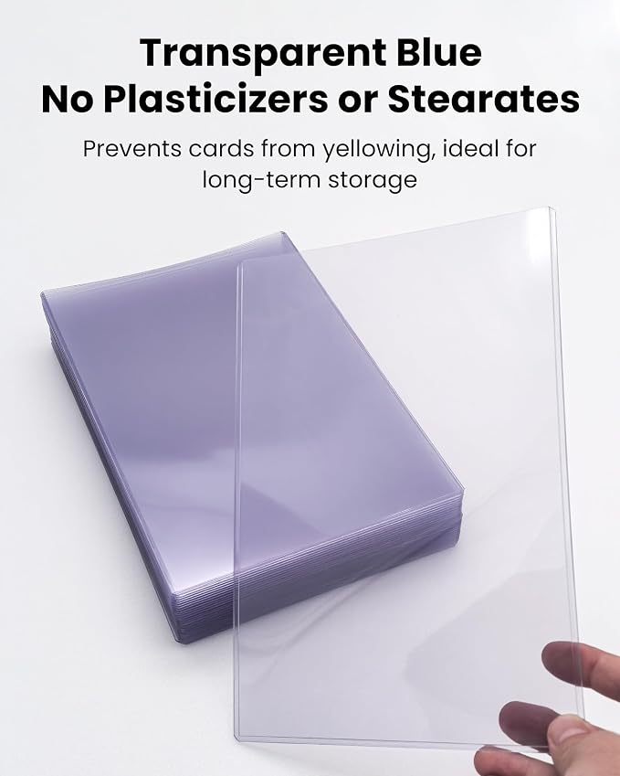 6x9 Toploader 25 Pack, Rigid PVC Jumbo Card Sleeves 39PT | Hard Plastic - Image 2