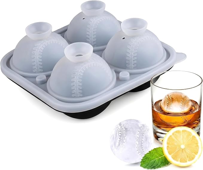 Large Ice Cube Tray, Silicone Ice Cube Trays by SpeceTime