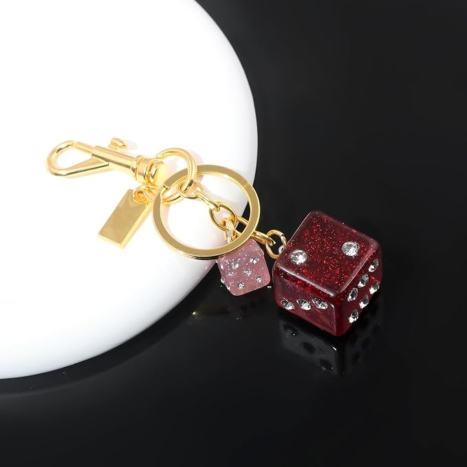Dice Bag Charms Keychain for Women Men - Image 6