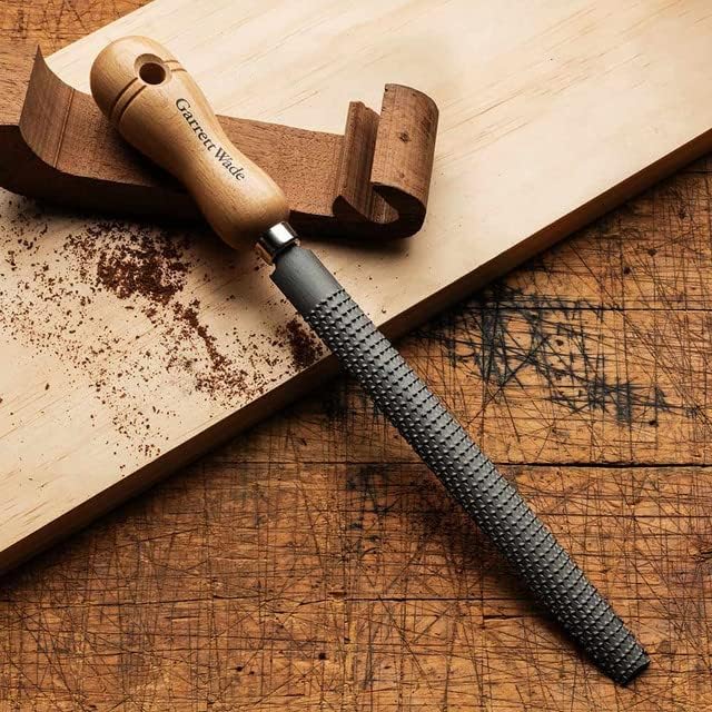 Kings County Tools 8" Half Round Woodworking Rasp | High Quality Steel Material | Durable and Long-Lasting | 4" Beech Wood Handle