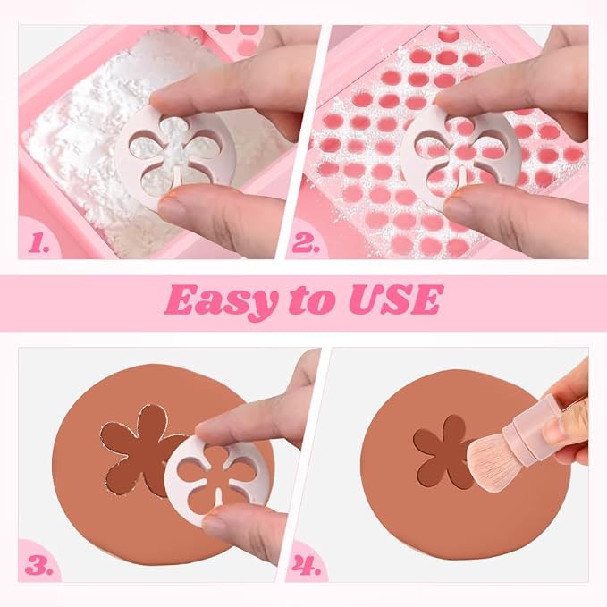 Cornstarch Tapper Box for Polymer Clay – Powder Container - Image 5