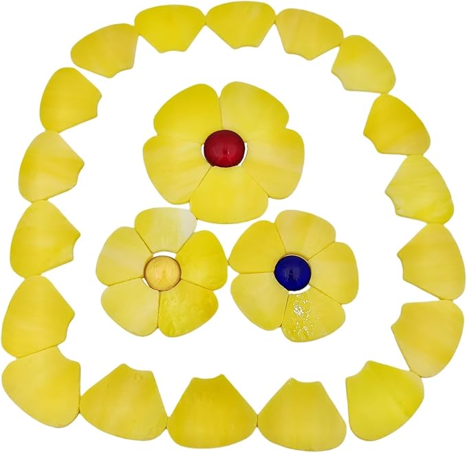 Esweny 12 Flower Stained Glass Mosaic Tiles - Image 7