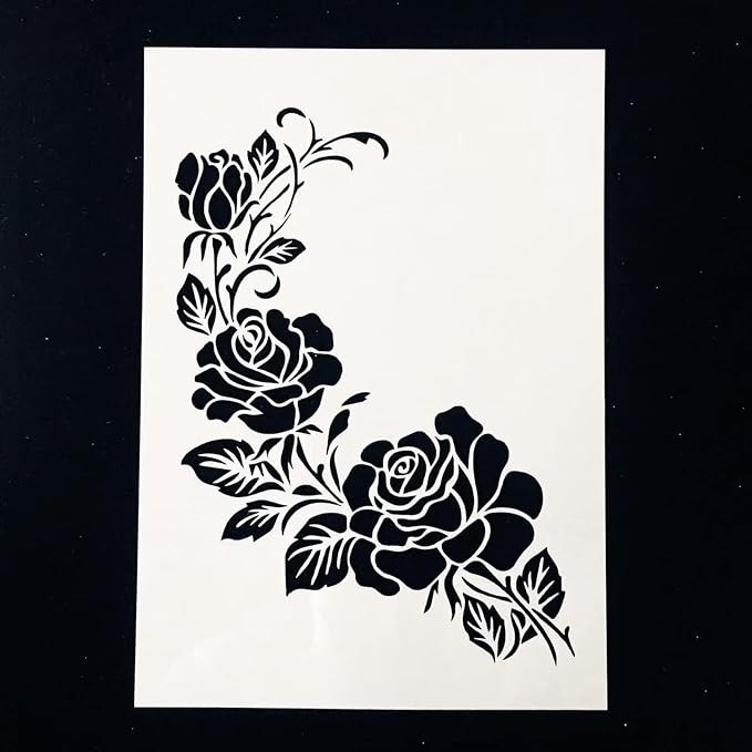 TIAMECH A4 Reusable Flower Stencil - Image 7