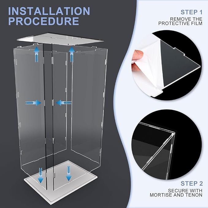 DuvinDD 29 inch Tall Acrylic Display Case - Image 5