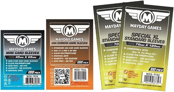 MayDay Game's The Old King's Crown Standard Compatible Card Sleeve Bundle by MAYDAYGAMES