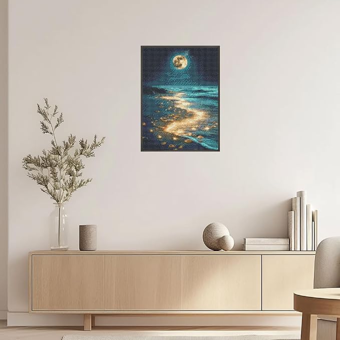 Naykow Moonlit Beach Diamond Painting Kits - Image 3