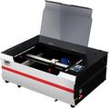 Monport Reno Pro 45W Desktop CO2 Laser Engraver＆Cutter,16x12 Workbed Laser Engraving Machine with New Semi-Autofocus, Control Panel, 2 Working Platforms, Z-axis Adjustable for Wood Acrylic Glass More