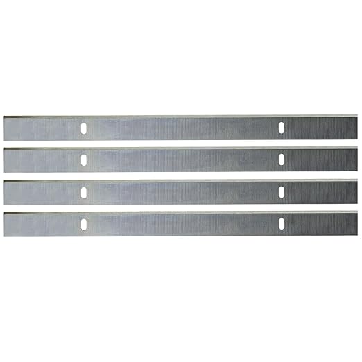 Planer Blades 261mm HSS Planer Knives 10-2/7 Inch Jointer Knives for Scheppach HMS1070 HMS850 HMS2000, Jet JPT-10B, Erbauer EPT1500, SRF-254-1600S,261x16.5x1.5mm,4 Pcs