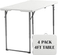 4FT Folding Table Adjustable Height Table by FoldingFurniture