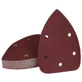 1000 Grit Mouse Sander Sandpaper, Jamiikury 5 Hole Detail Sander Sandpaper Palm Sander Paper Mouse Sanding Pads Hook and Loop Sanding Sheets - Pack of 20