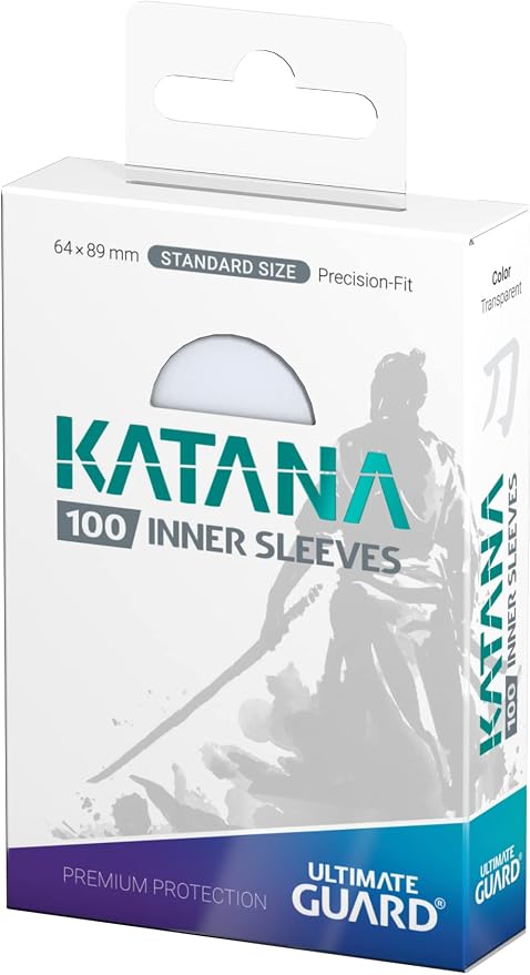 Ultimate Guard Katana Inner Card Sleeves, 100 Standard Size TCG Sleeves - Image 2