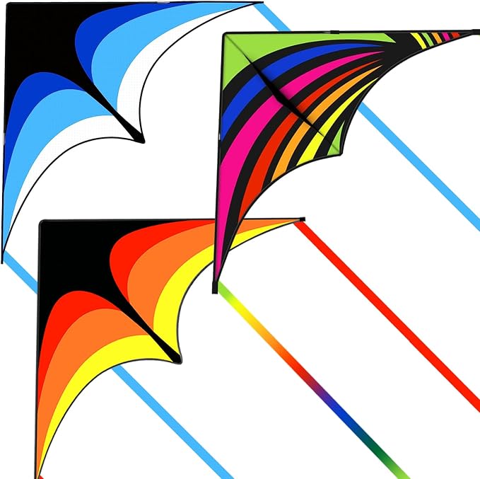 Large Single Line Beach Kite for Adults by Kaiciuss
