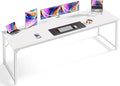Huuger Computer Desk, 80 Inch Office Desk, Gaming Desk by Huuger