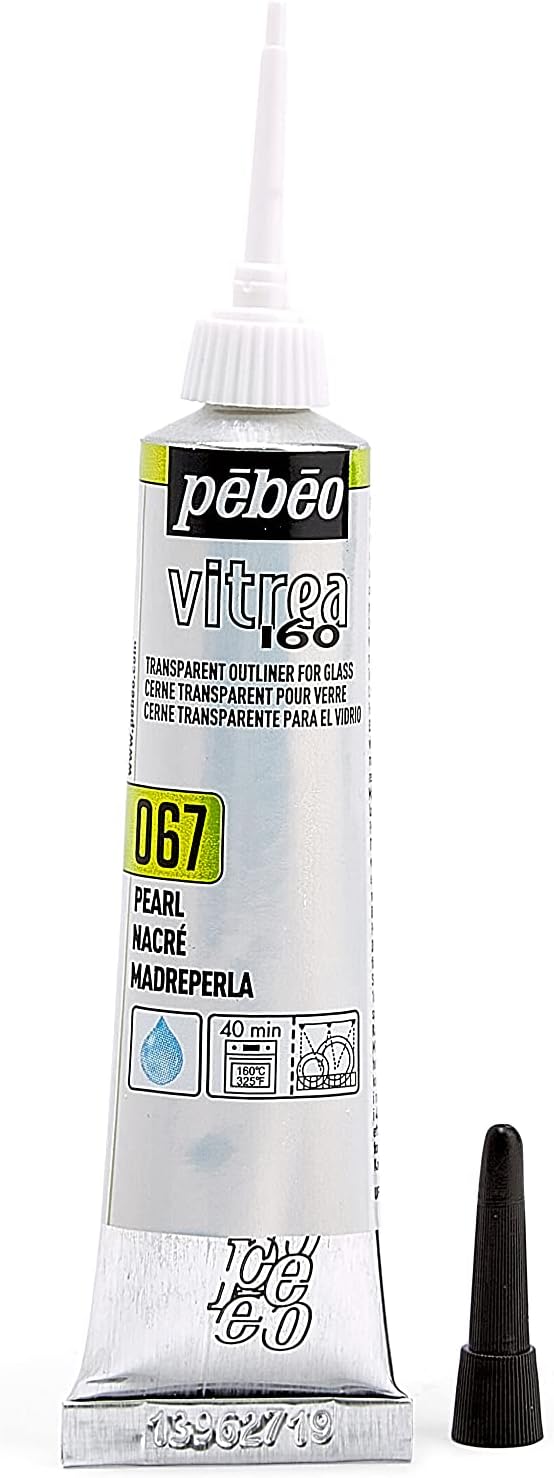 Pebeo Vitrea 160, Glass Paint Outliner, 20 ml Tube - Image 4