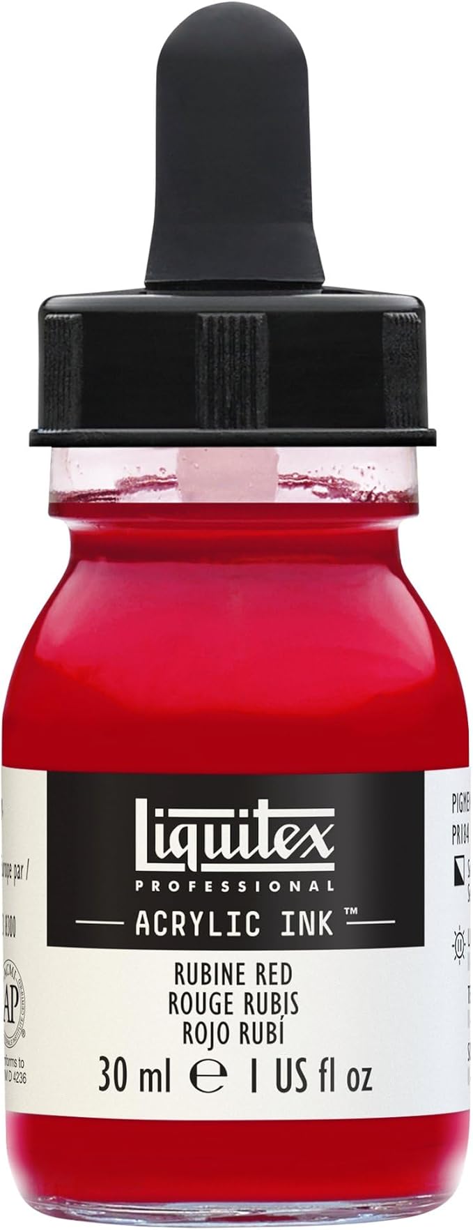 Liquitex Professional Acrylic Ink, 1-oz Jar, Rubine Red by Liquitex