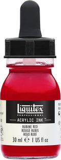 Liquitex Professional Acrylic Ink, 1-oz Jar, Rubine Red by Liquitex